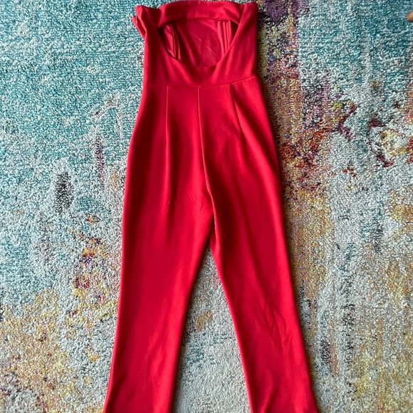 Lulus Red Jumpsuit - Picture 4 of 5